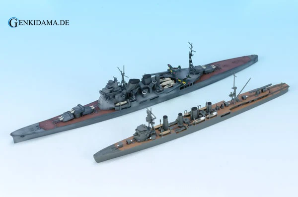 1/700 Kantai Collection Plastic Model 02. Kanmusu Heavy Cruiser Atago - Image 11