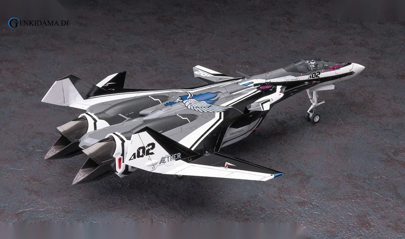 1/72 VF-31F Siegfried Messer Custom/Hayate Custom w/Lill Draken "Movie Macross Delta" Plastic Model - Image 5