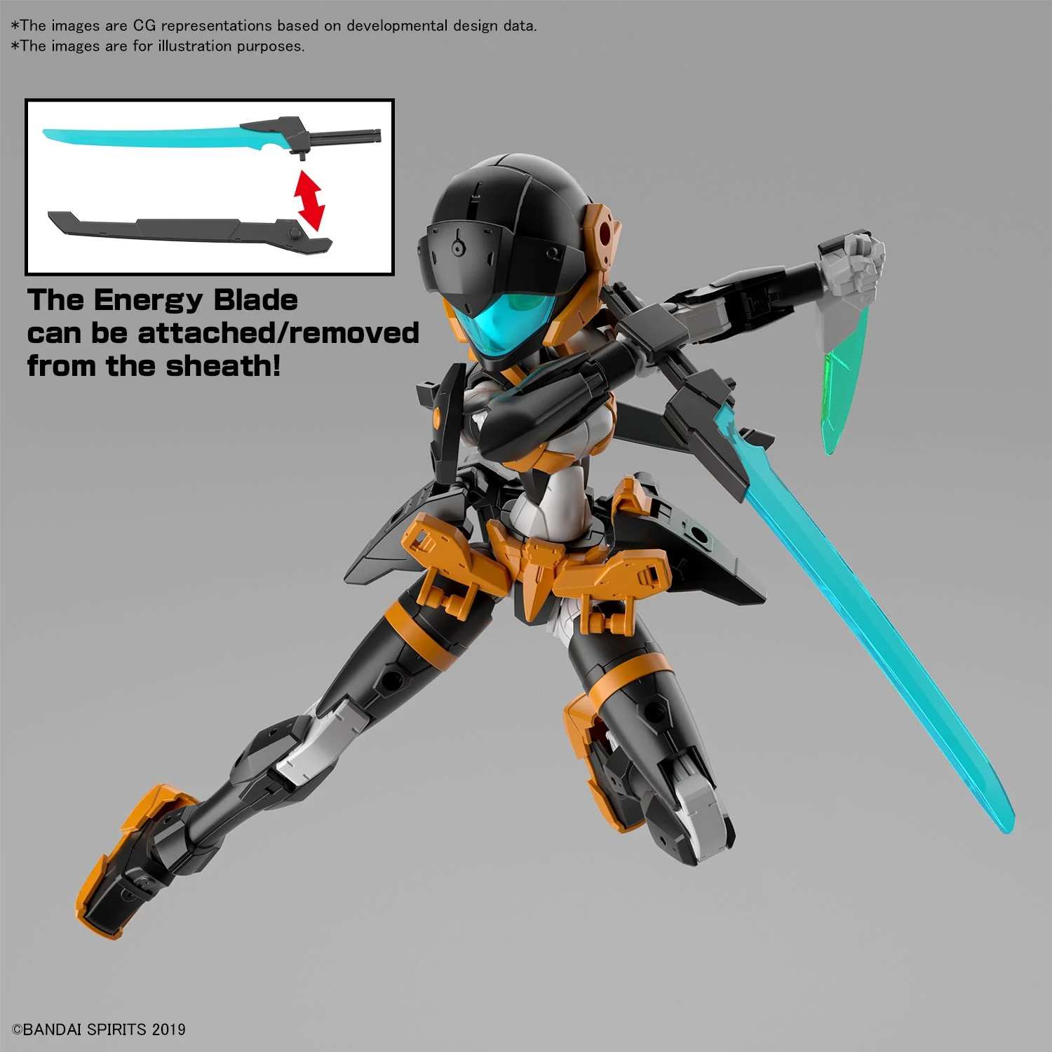 30MM - 1/144 EXM-H15D Acerby (Type-D) Modellbausatz – Anpassbarer Mecha - Image 3