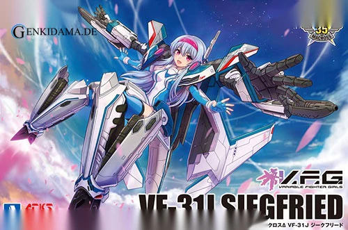 ACKS - V.F.G. Macross Delta VF-31J Siegfried Plastic Model - Image 8