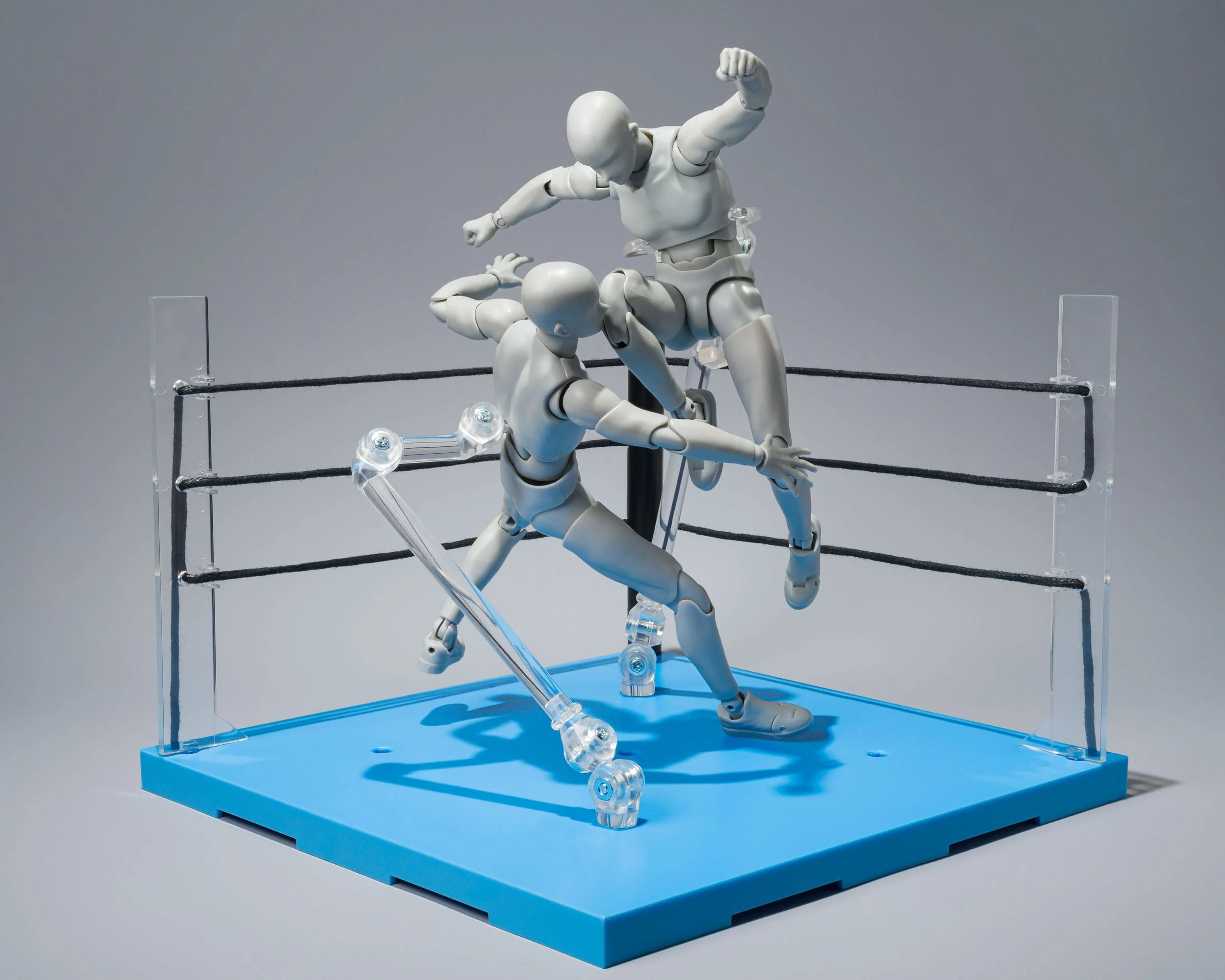 Act Ring Corner & Folding Chair Set Neutral Ver. Bandai Tamashii Nations - Image 5