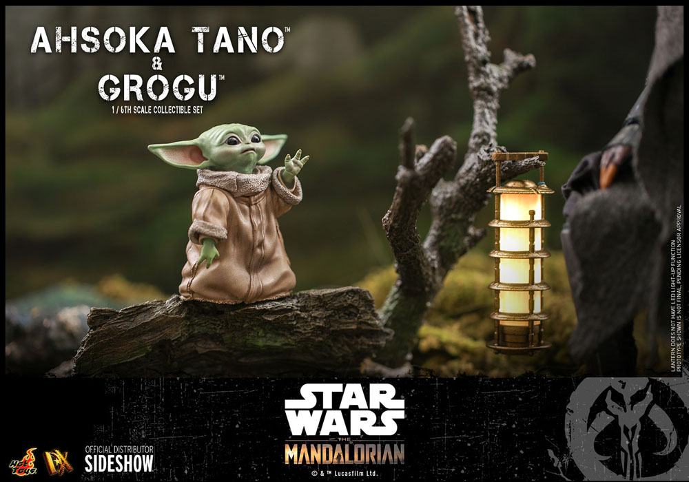 Ahsoka Tano & Grogu Star Wars The Mandalorian Hot Toys - Image 19