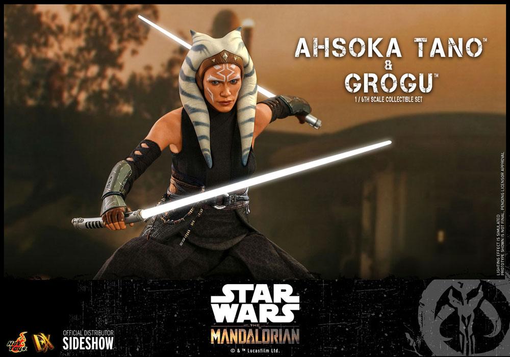 Ahsoka Tano & Grogu Star Wars The Mandalorian Hot Toys - Image 23