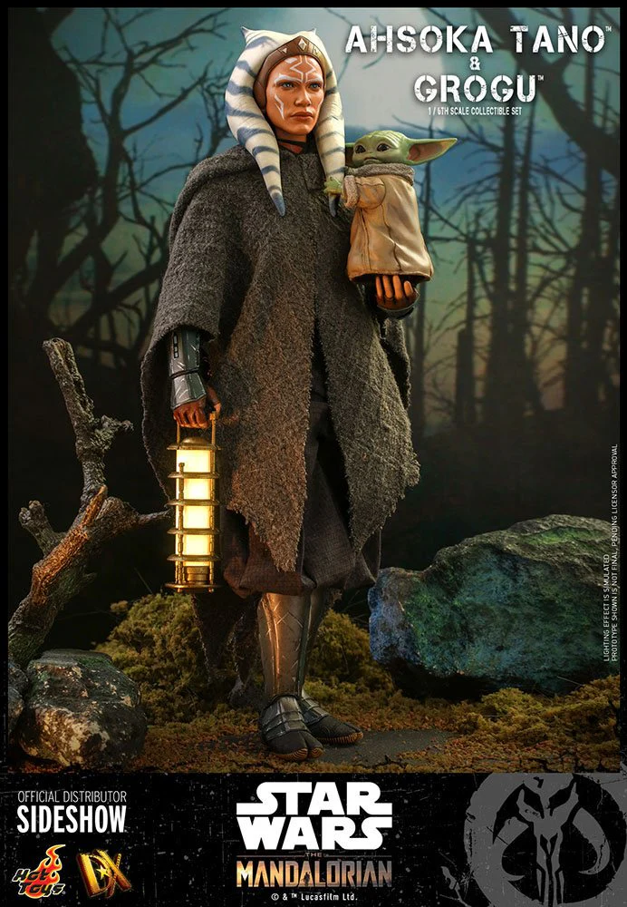 Ahsoka Tano & Grogu Star Wars The Mandalorian Hot Toys - Image 5