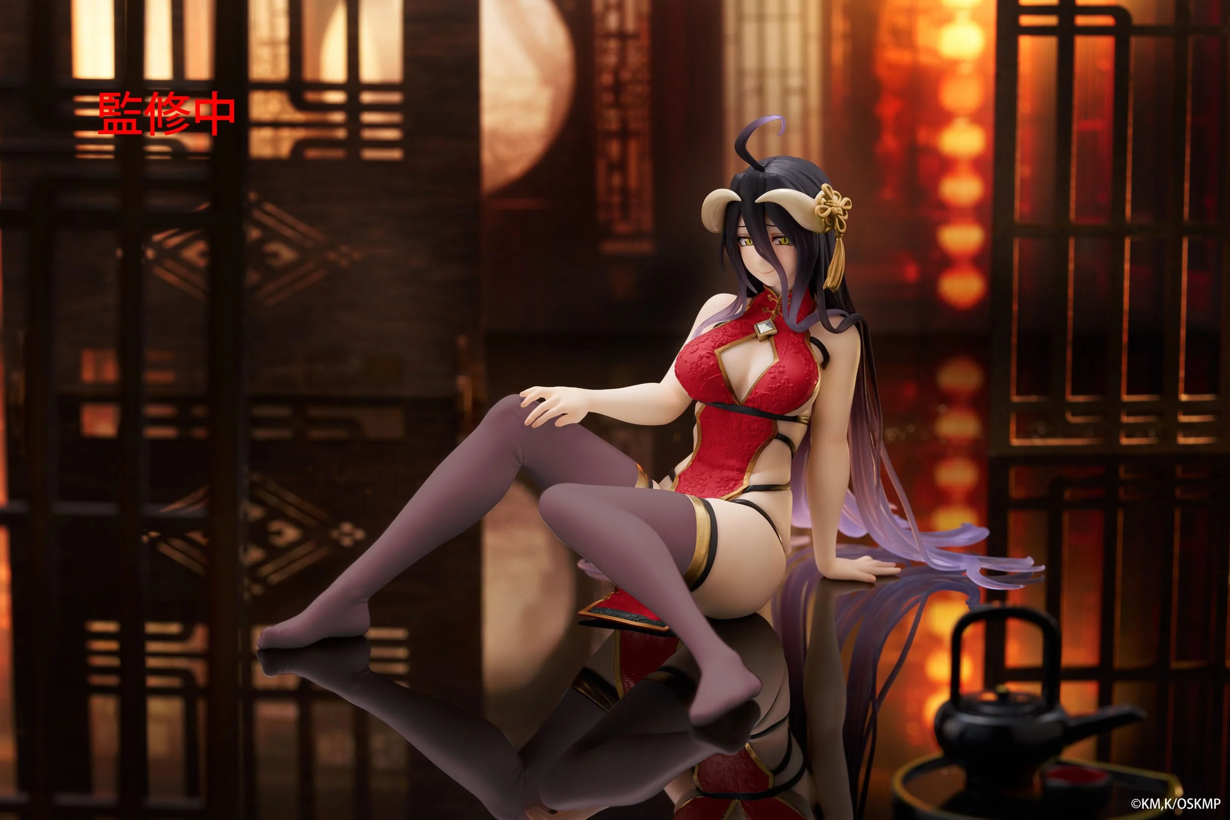 Albedo Chinese Dress Ver. Renewal Desktop Cute Figure Taito - Image 10