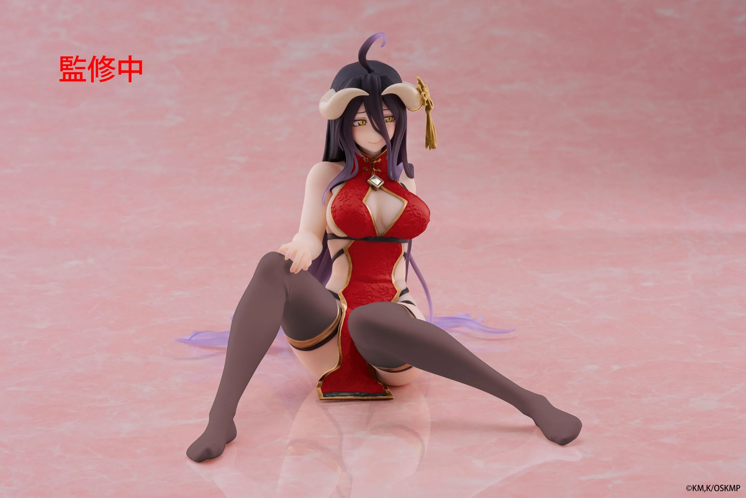 Albedo Chinese Dress Ver. Renewal Desktop Cute Figure Taito - Image 5