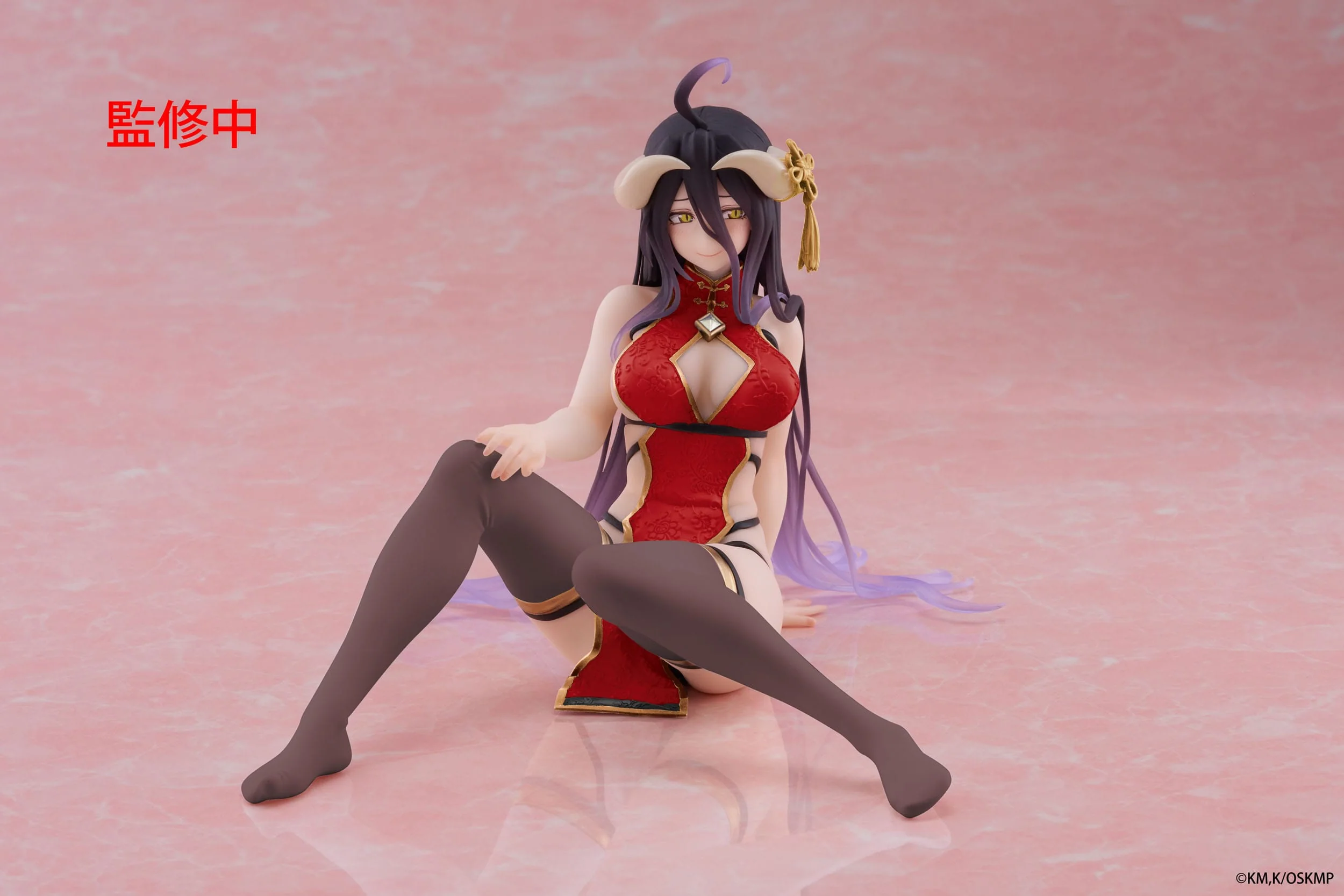 Albedo Chinese Dress Ver. Renewal Desktop Cute Figure Taito - Image 6