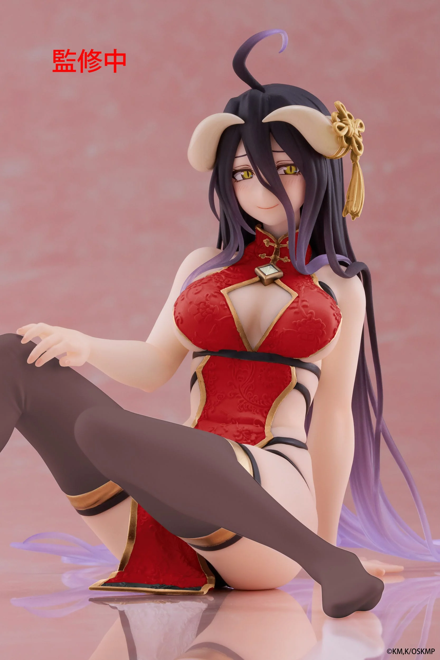 Albedo Chinese Dress Ver. Renewal Desktop Cute Figure Taito - Image 8