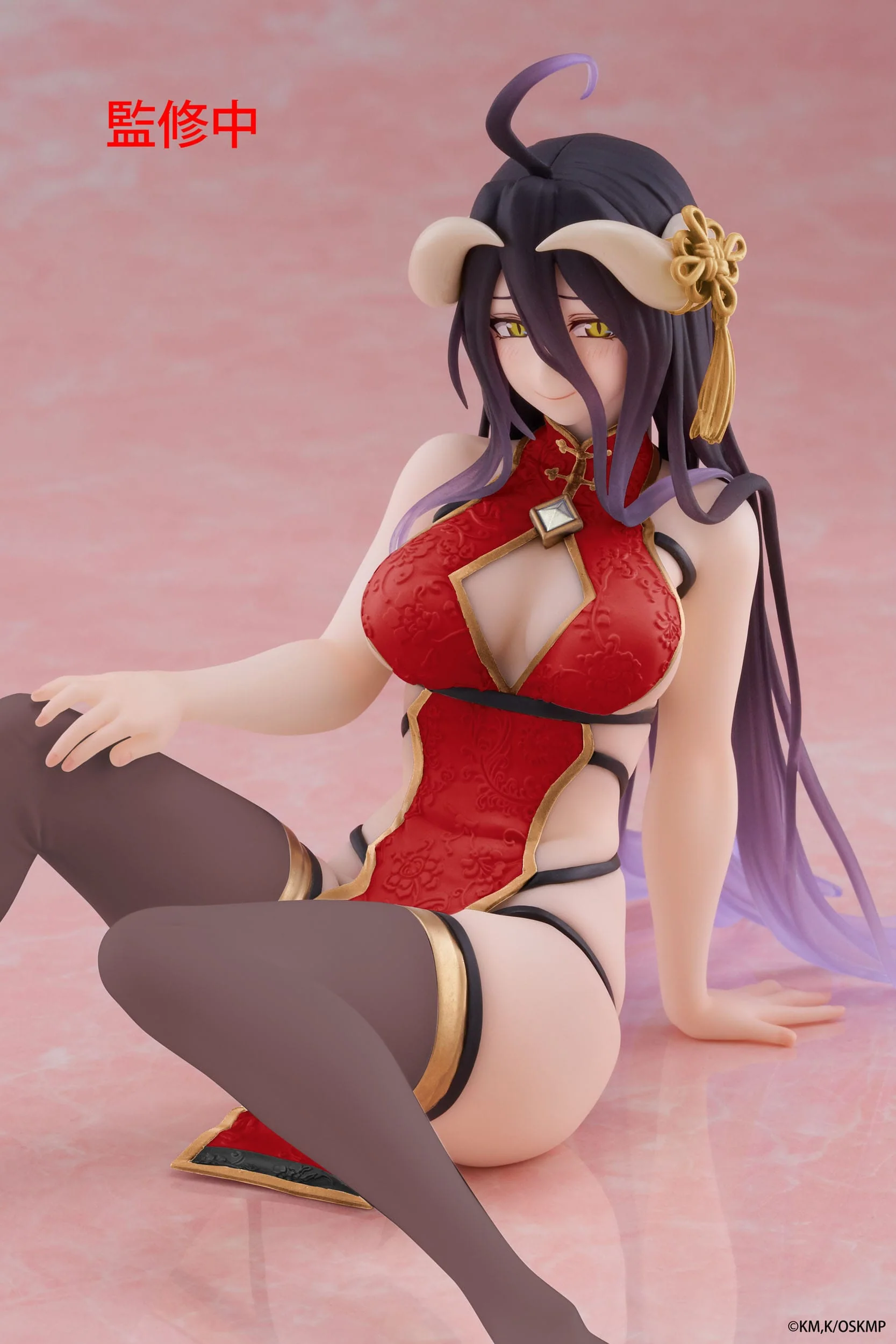 Albedo Chinese Dress Ver. Renewal Desktop Cute Figure Taito - Image 9