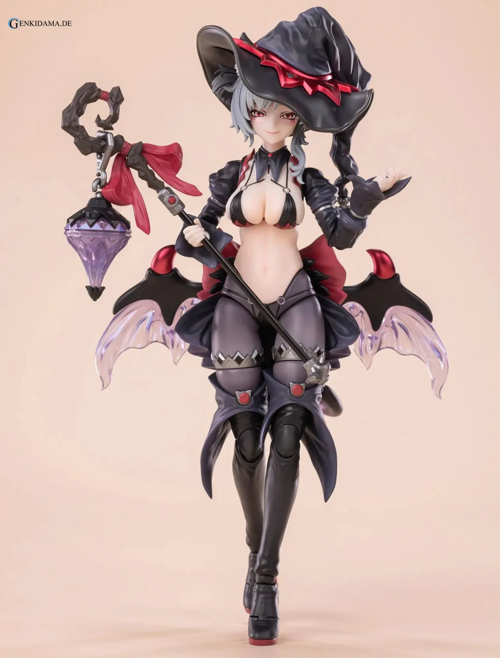 Apprentice Witch Hoshikawa Neco 1/12 Complete Model Action Black Hair Ver.