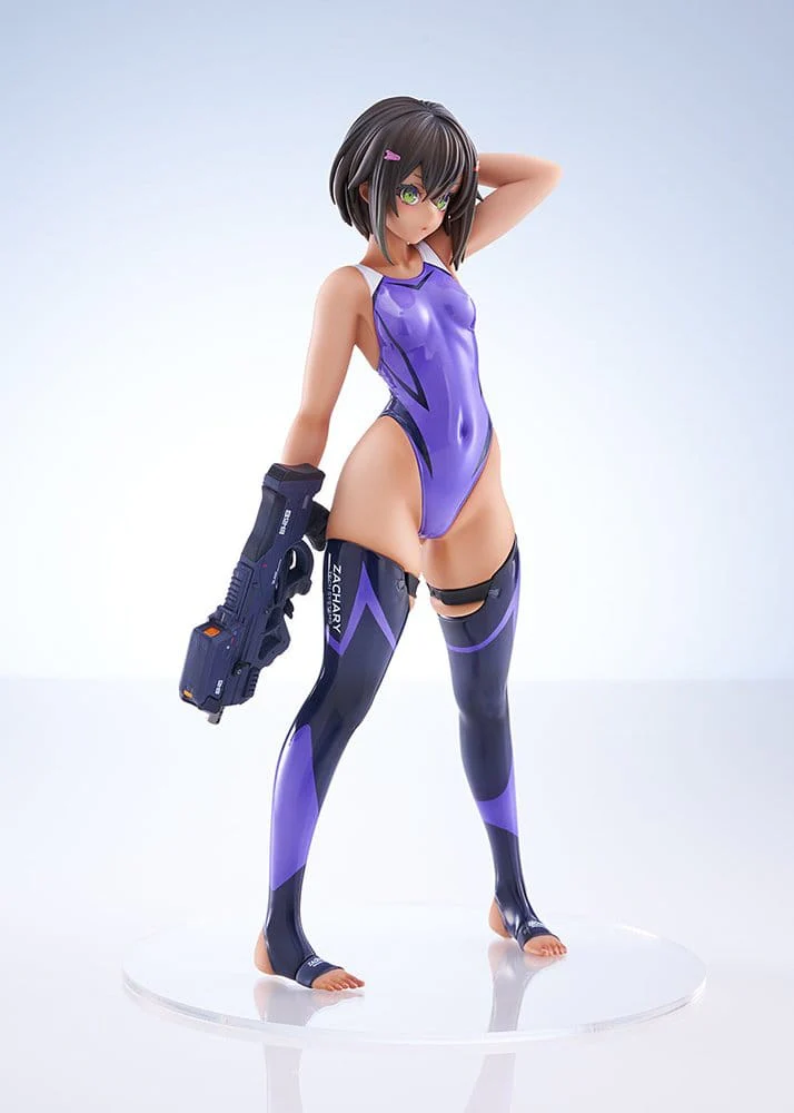 Arms Note PVC Figur Buchou-chan of the Swimming Club Purple Swimsuit Ver.