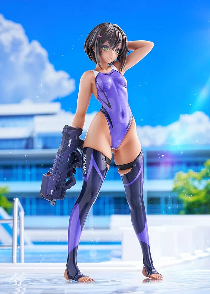Arms Note PVC Figur Buchou-chan of the Swimming Club Purple Swimsuit Ver. - Image 8