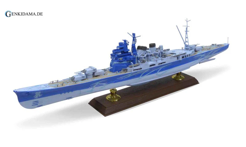 Arpeggio of Blue Steel: Ars Nova No.8 1/700 Heavy Cruiser Takao Aoki Hagane Ver. Plastic Model - Image 2