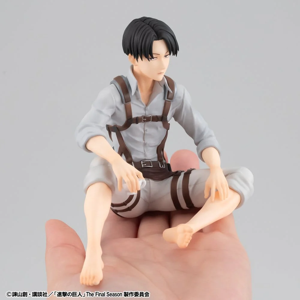 Attack on Titan G.E.M. Series PVC Figur Squad Captain Levi Palm Size - Image 2