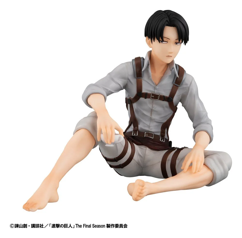 Attack on Titan G.E.M. Series PVC Figur Squad Captain Levi Palm Size - Image 3