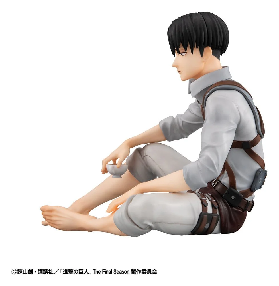 Attack on Titan G.E.M. Series PVC Figur Squad Captain Levi Palm Size - Image 5