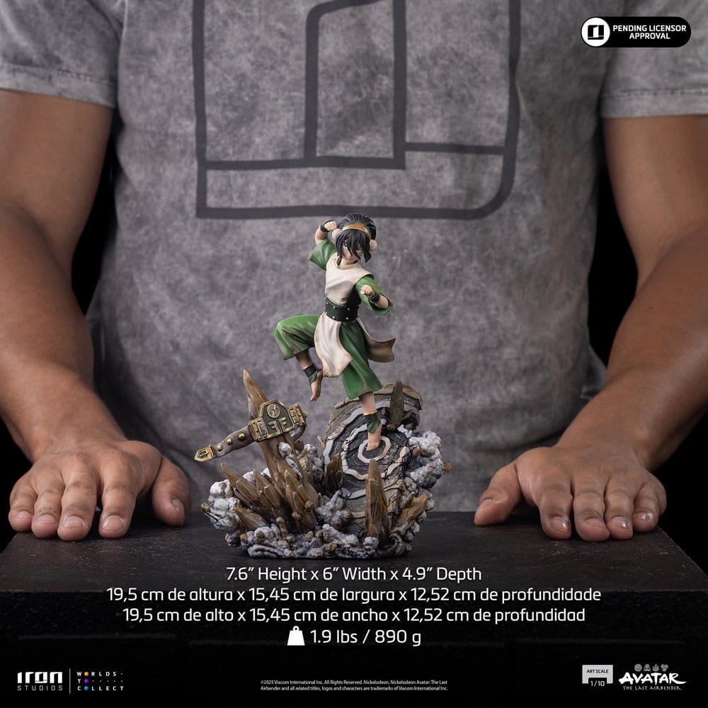 Avatar - Der Herr der Elemente Art Scale Statue Toph - Image 2