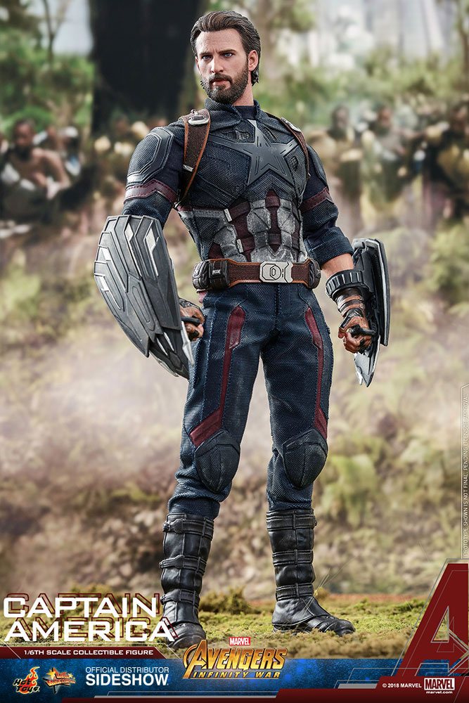 Avengers Infinity War Movie Masterpiece Actionfigur Captain America - Image 2