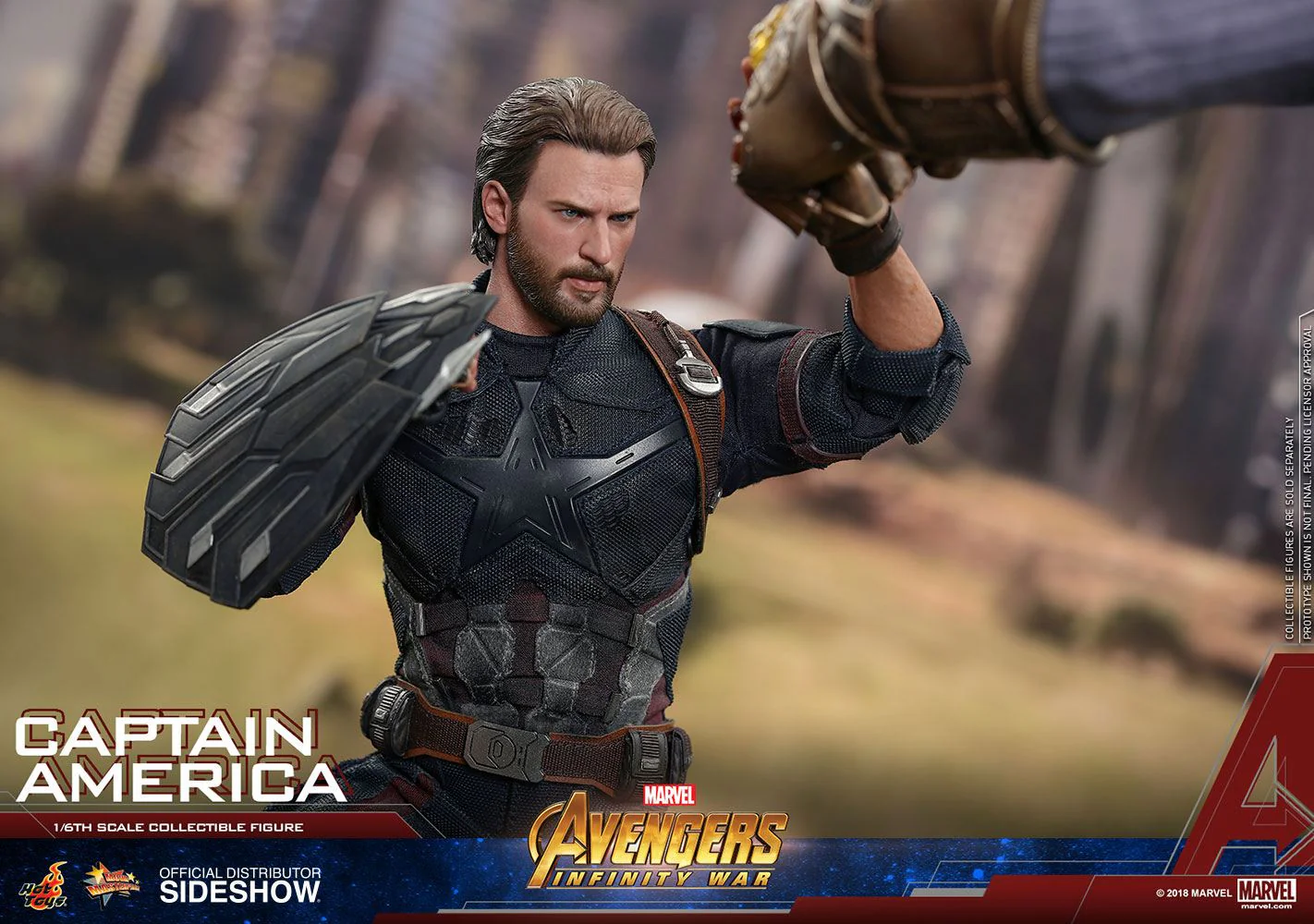 Avengers Infinity War Movie Masterpiece Actionfigur Captain America - Image 7