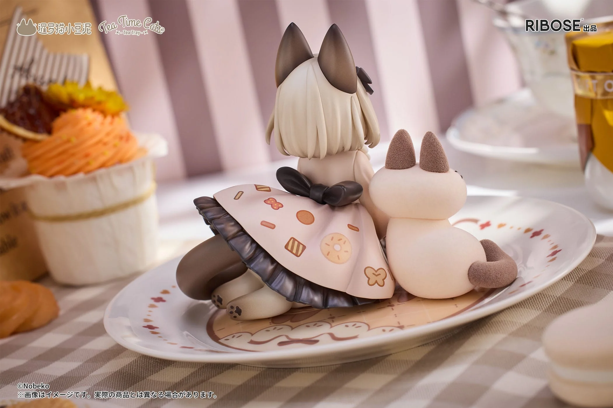 Azuki Tea Time Cats x Siamese Cat Azuki-san Friendship Collaboration Exclusive Set - Image 8