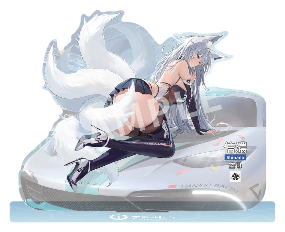 Azur Lane PVC Figur Shinano Moonlit Chrome Ver. Acrylic Special Edition w/Display - Image 7