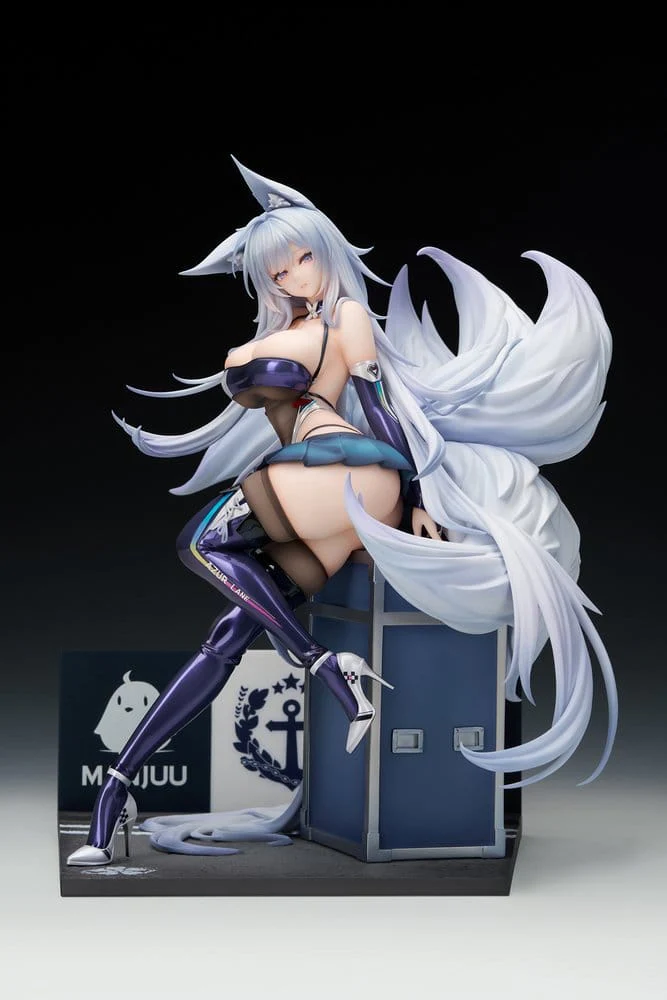 Azur Lane PVC Figur Shinano Moonlit Chrome Ver. Acrylic Special Edition w/Display - Image 8