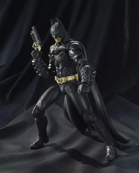 Batman & Bat-pod Batman Dark Knight Bandai Bandai Tamashii Nations - Image 4