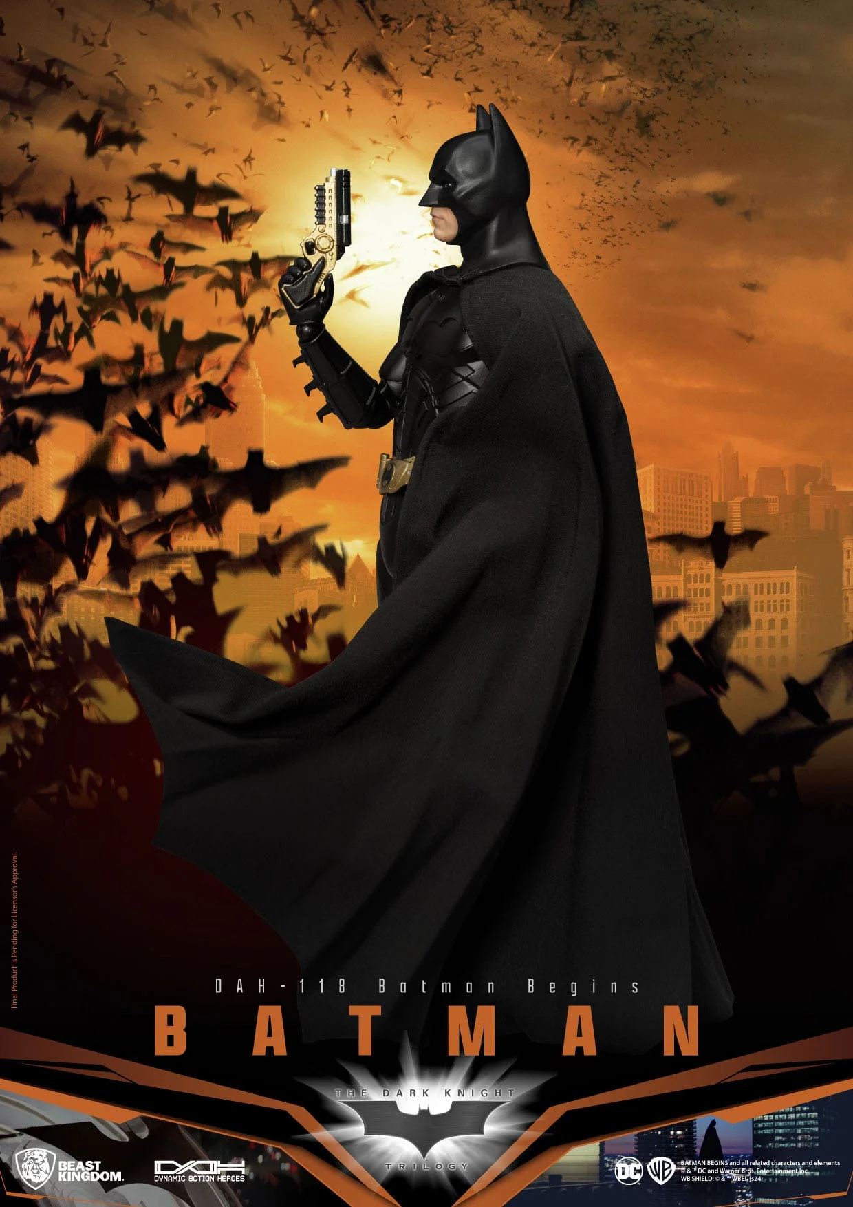 Batman (Batman Begins) DC Comics Dynamic 8ction Heroes Beast Kingdom Toys - Image 3