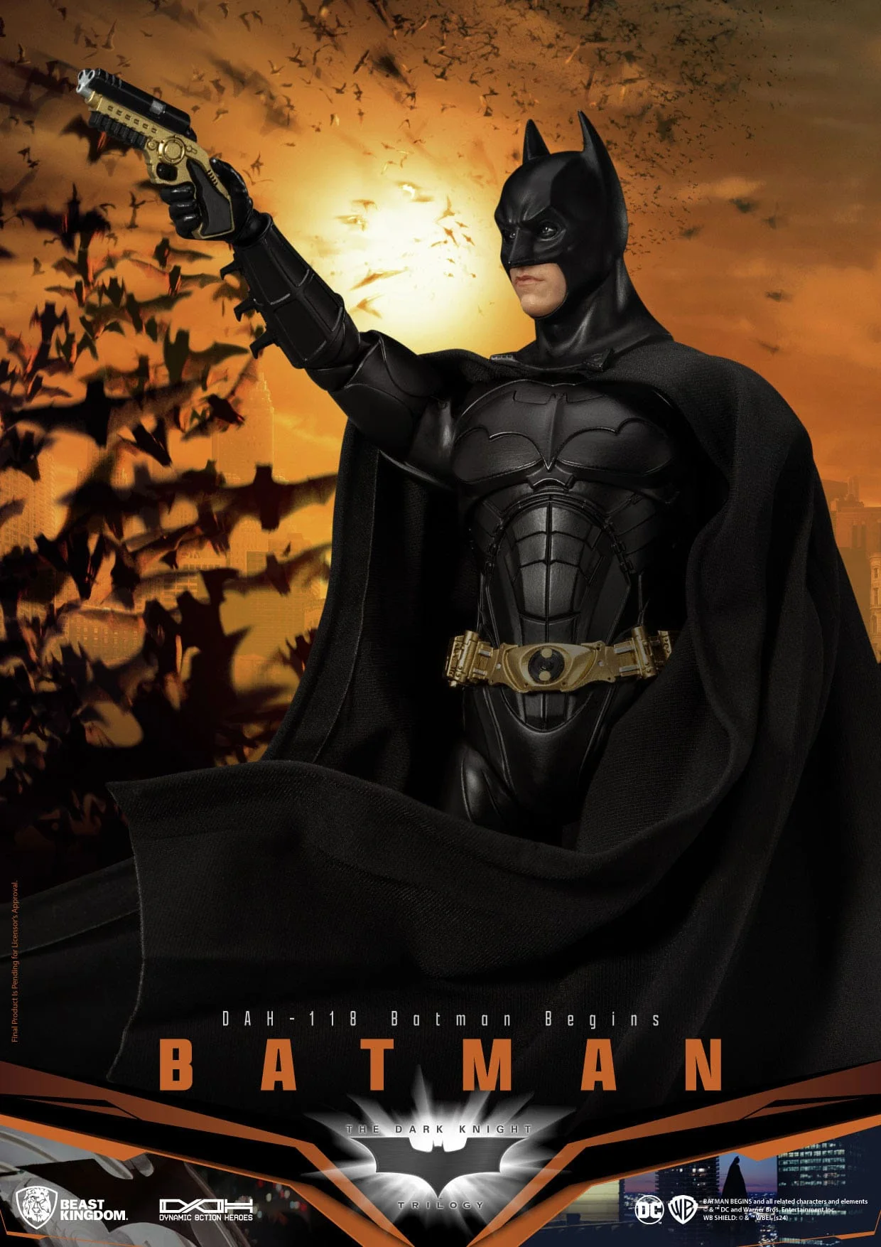 Batman (Batman Begins) DC Comics Dynamic 8ction Heroes Beast Kingdom Toys - Image 4