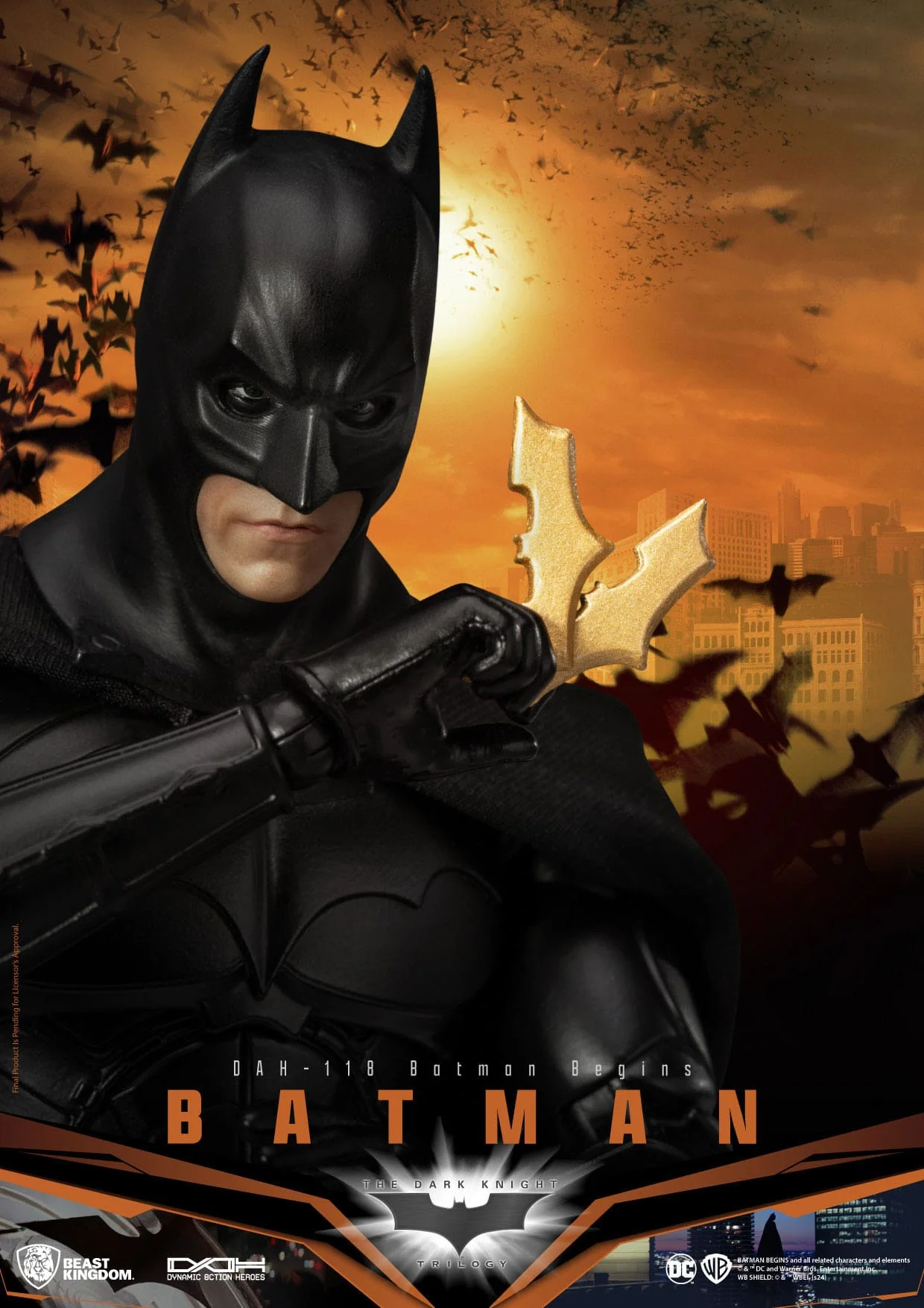 Batman (Batman Begins) DC Comics Dynamic 8ction Heroes Beast Kingdom Toys - Image 5