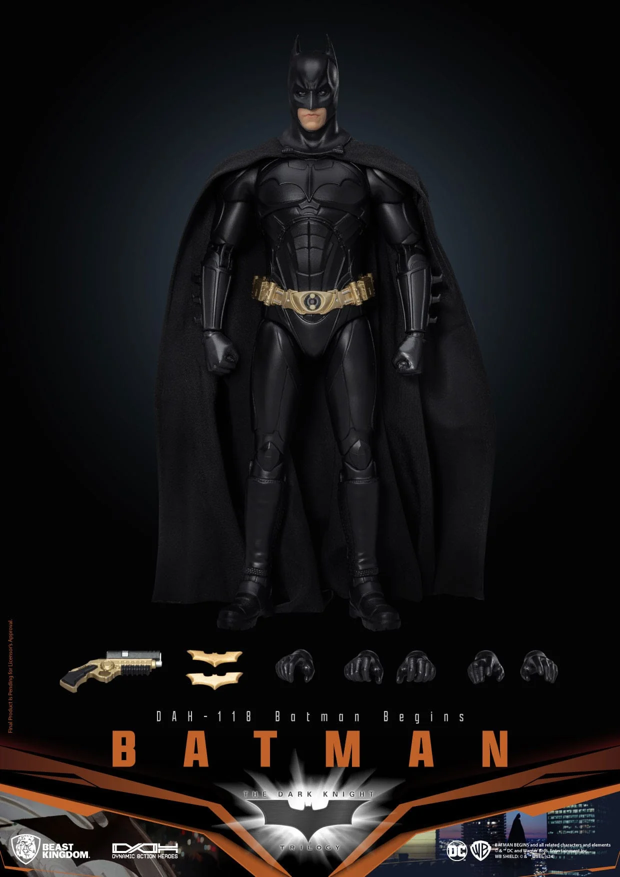 Batman (Batman Begins) DC Comics Dynamic 8ction Heroes Beast Kingdom Toys - Image 6