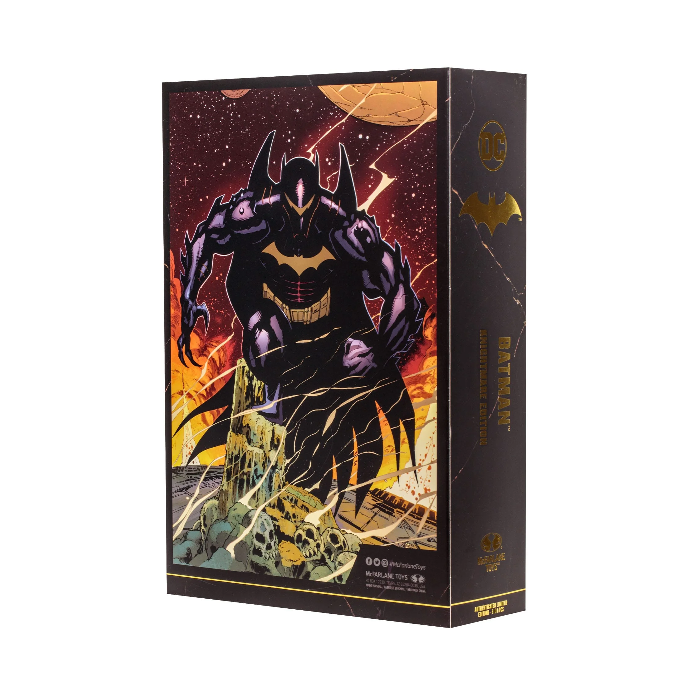 Batman (Hellbat) (Knightmare) (Gold Label) McFarlane Toys - Image 12