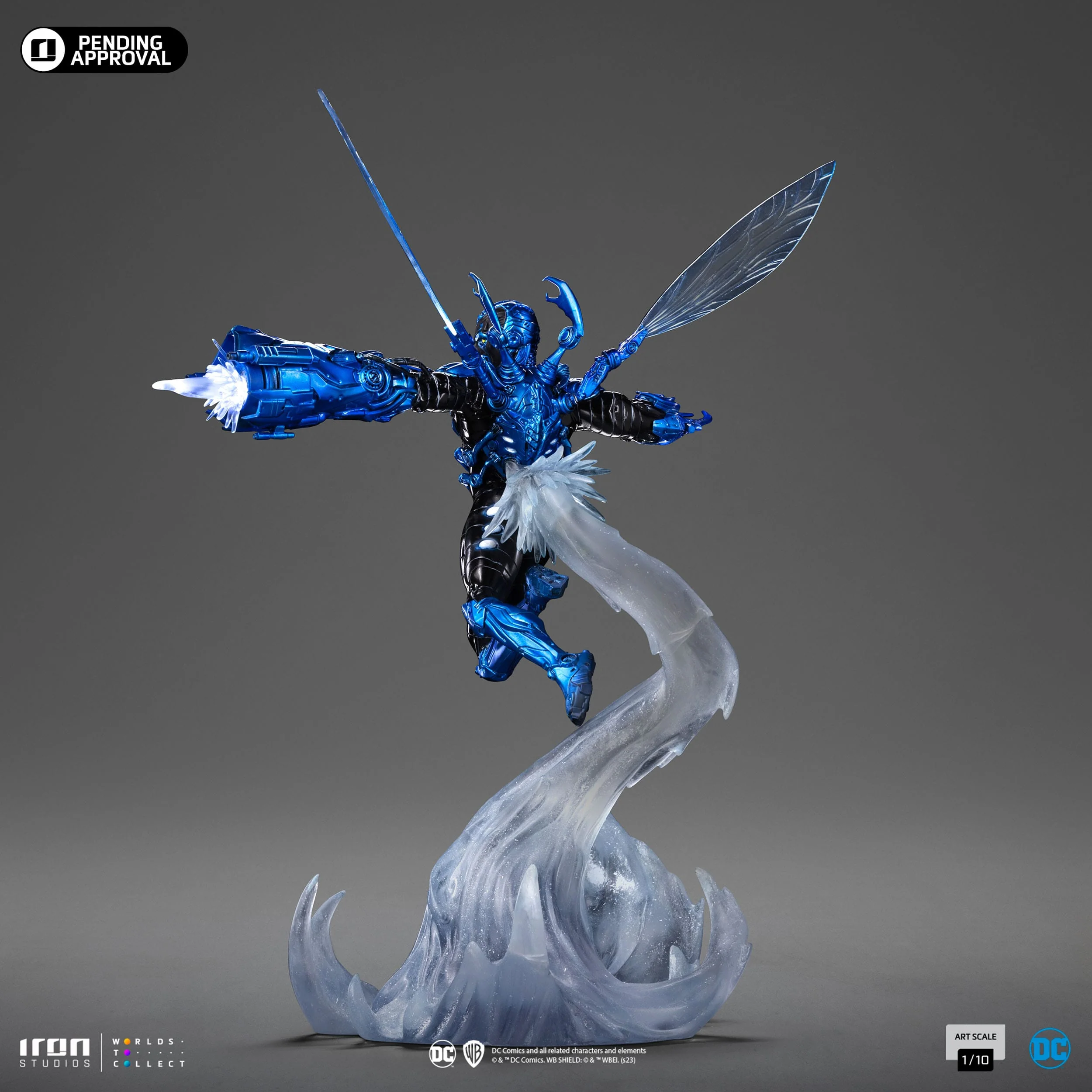 Blue Beetle - Deluxe BDS Art Scale Statue - Iron Studios - Image 3