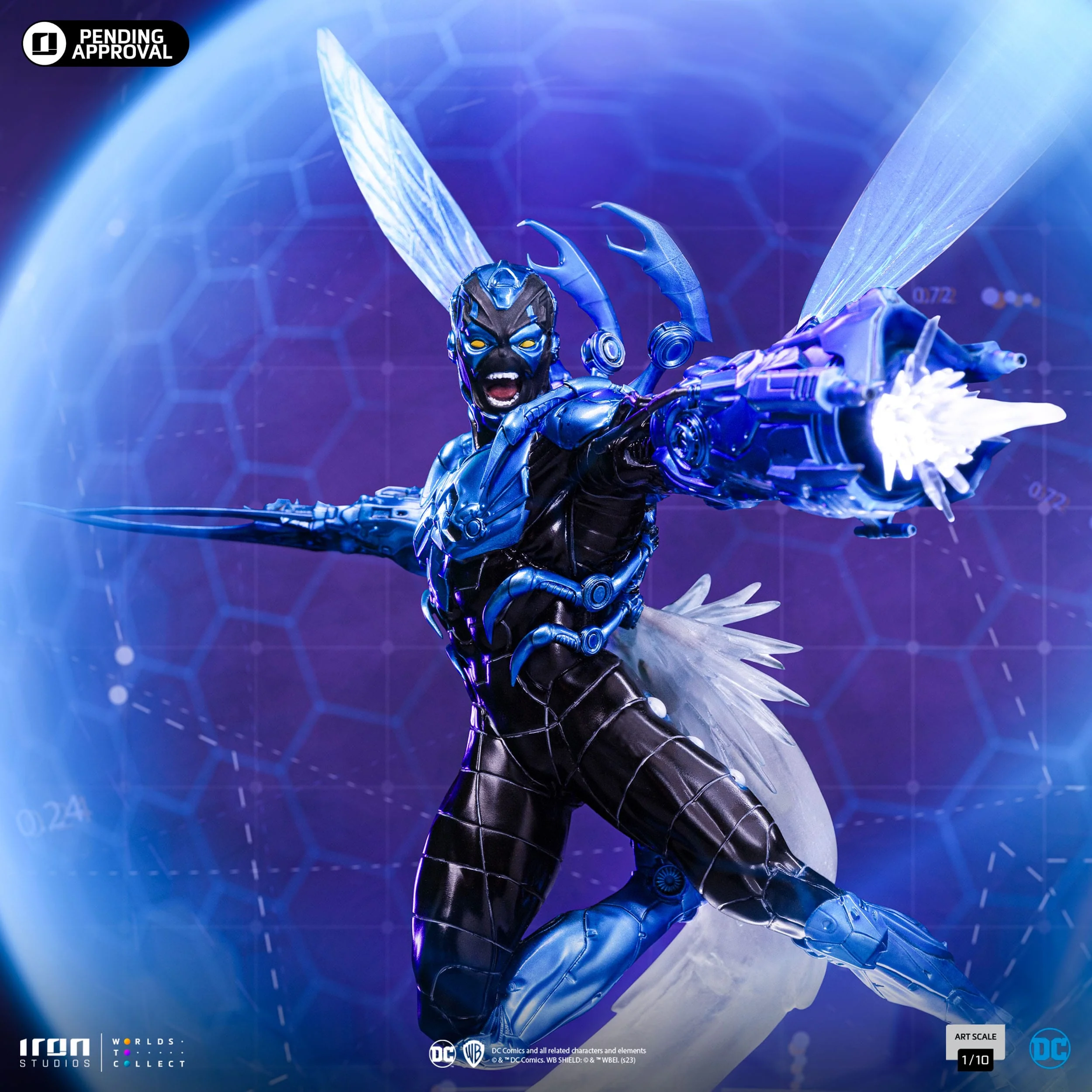 Blue Beetle - Deluxe BDS Art Scale Statue - Iron Studios - Image 6
