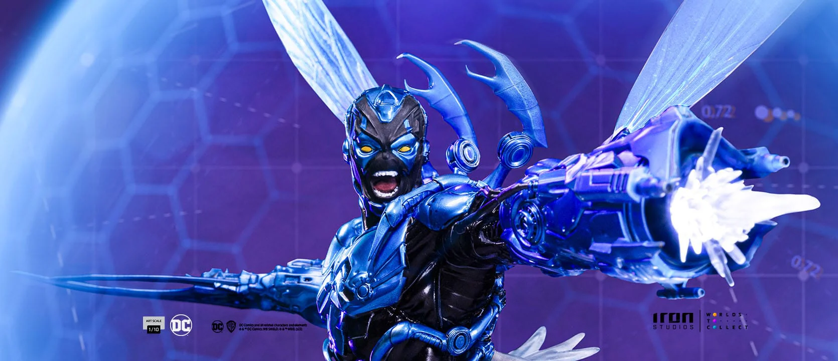Blue Beetle - Deluxe BDS Art Scale Statue - Iron Studios - Image 7