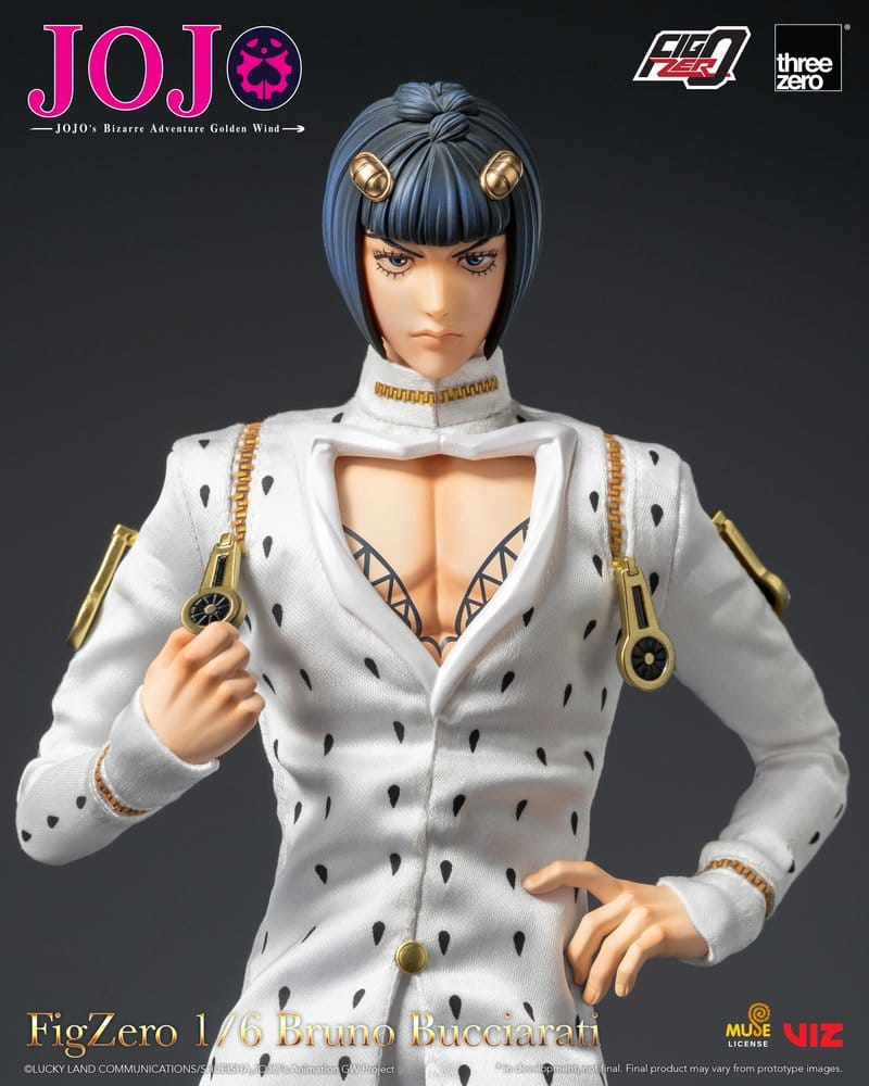 Bruno Bucciarati Jojo's Bizarre Adventure: Golden Wind FigZero ThreeZero - Image 12
