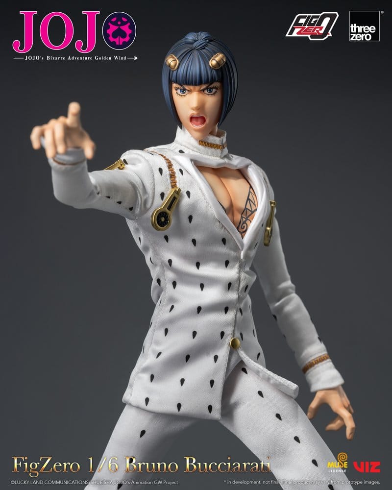 Bruno Bucciarati Jojo's Bizarre Adventure: Golden Wind FigZero ThreeZero - Image 14