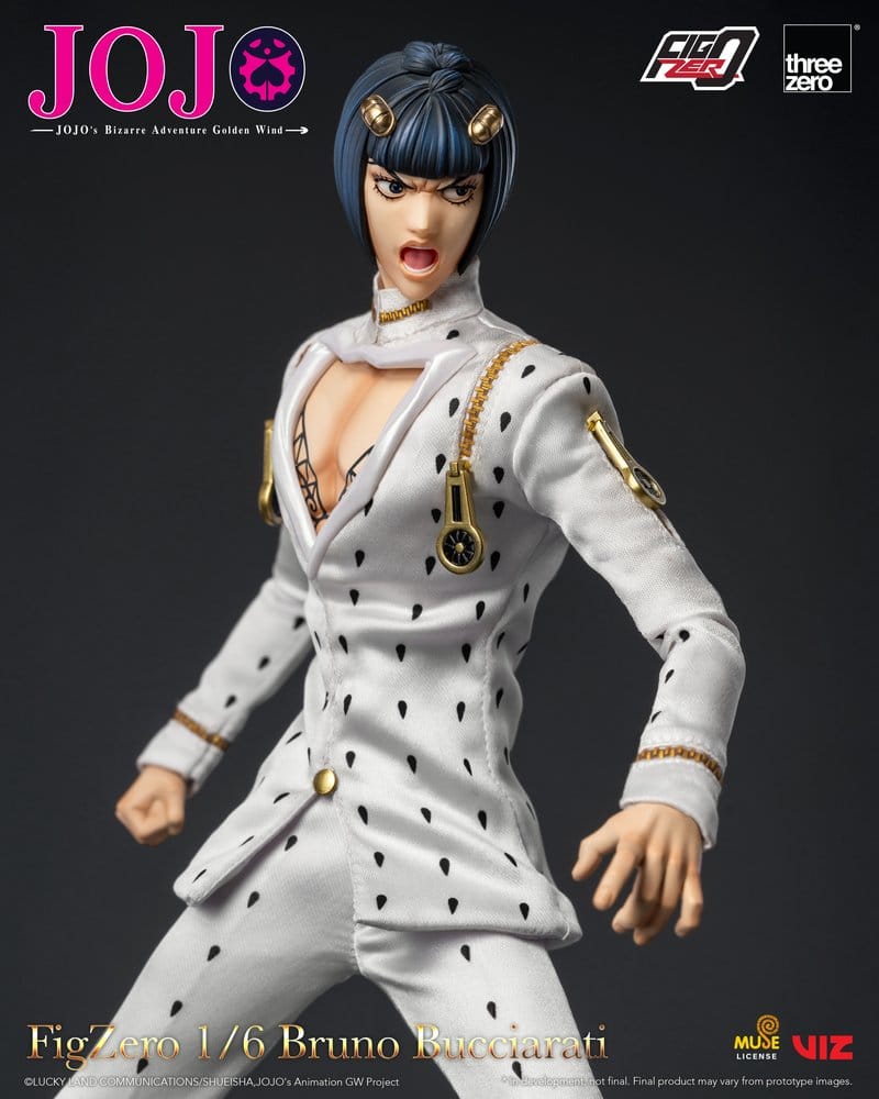 Bruno Bucciarati Jojo's Bizarre Adventure: Golden Wind FigZero ThreeZero - Image 15
