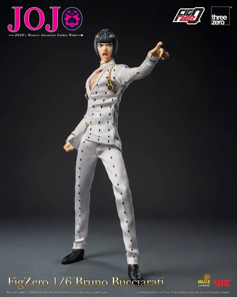 Bruno Bucciarati Jojo's Bizarre Adventure: Golden Wind FigZero ThreeZero - Image 16