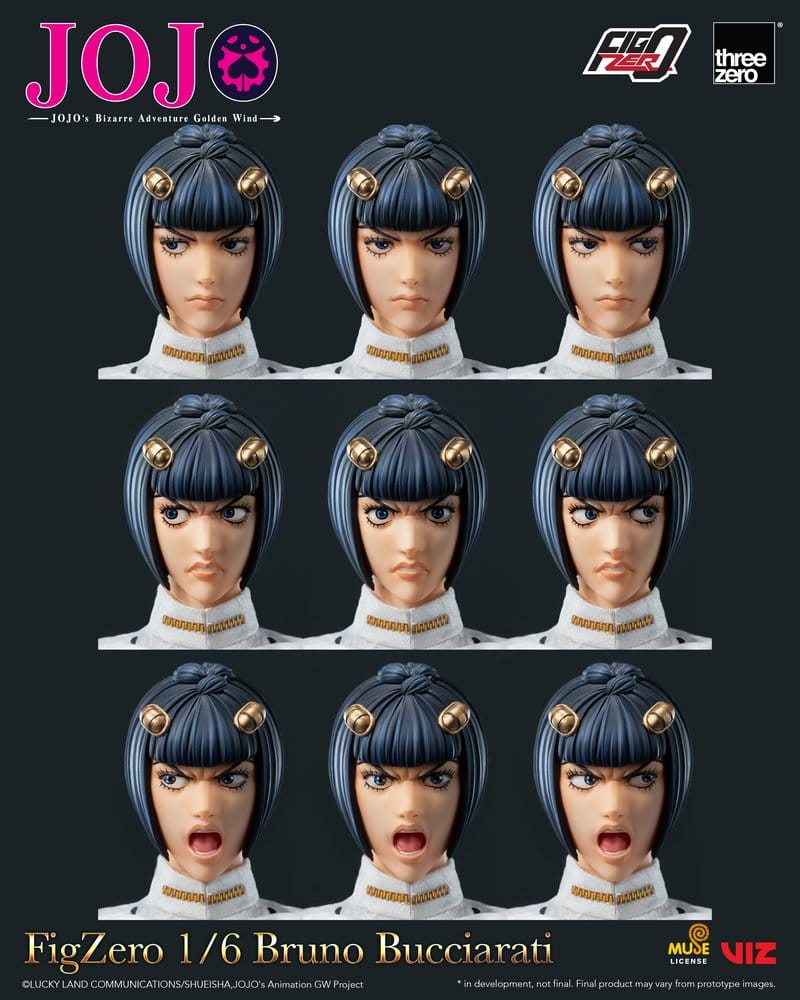 Bruno Bucciarati Jojo's Bizarre Adventure: Golden Wind FigZero ThreeZero - Image 18