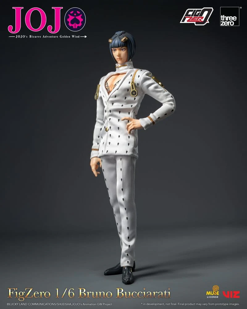 Bruno Bucciarati Jojo's Bizarre Adventure: Golden Wind FigZero ThreeZero - Image 3