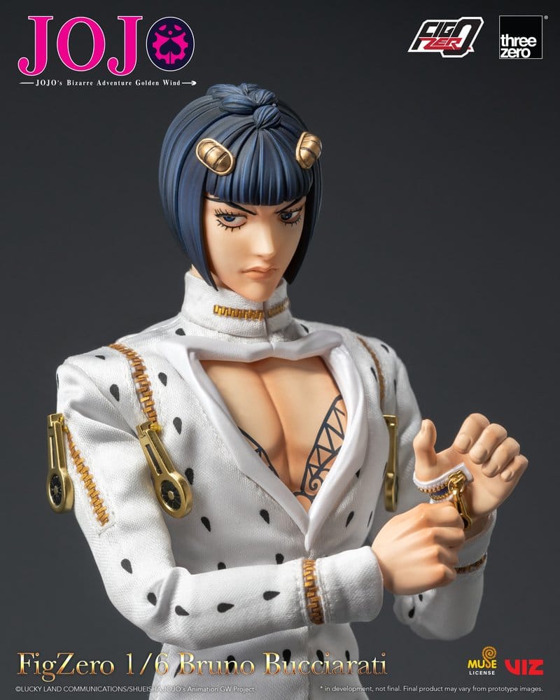 Bruno Bucciarati Jojo's Bizarre Adventure: Golden Wind FigZero ThreeZero - Image 5