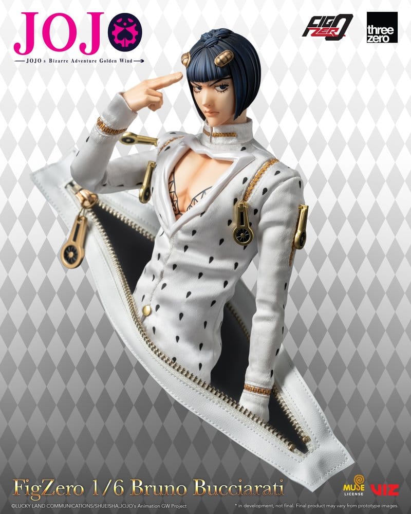 Bruno Bucciarati Jojo's Bizarre Adventure: Golden Wind FigZero ThreeZero - Image 7