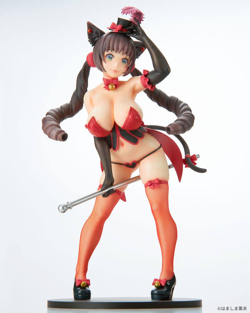 Burlesque Cat PVC Statue Bell Black Cat Ver. Q-Six - Image 5