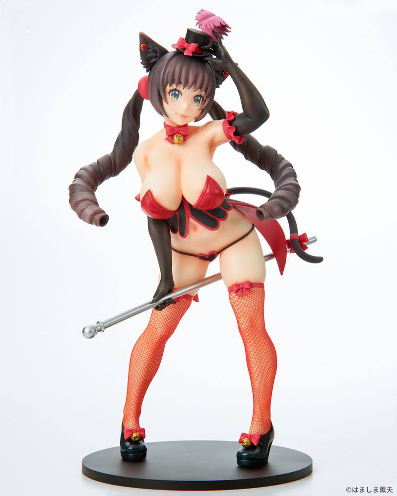 Burlesque Cat PVC Statue Bell Black Cat Ver. Q-Six - Image 7