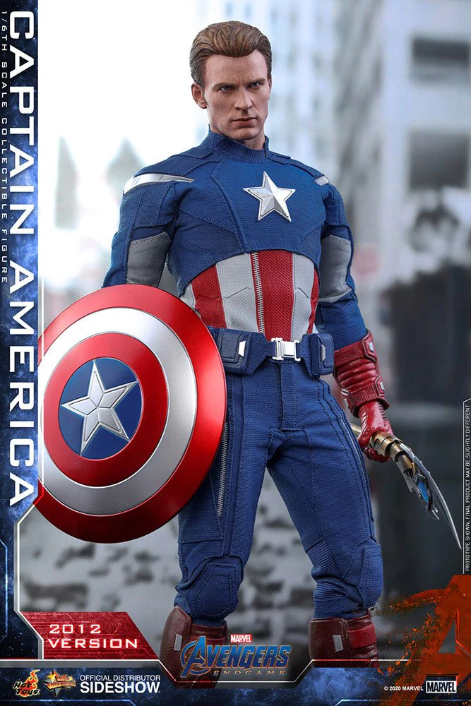 Captain America (2012 Version) 1/6 Scale Collectible Figure – Hot Toys (Avengers: Endgame) - Image 13