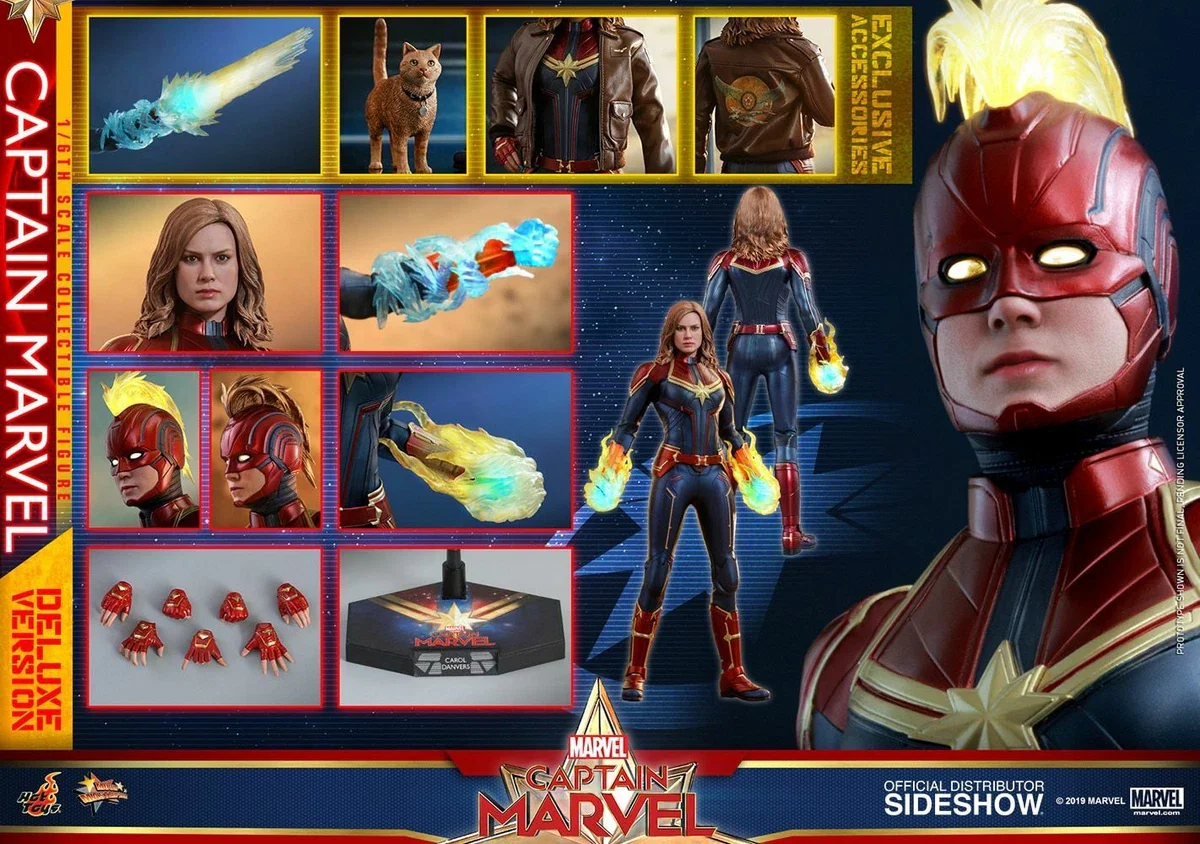 Captain Marvel – Movie Masterpiece 1/6 Scale Actionfigur [w/Bonus Accessory] (Toy Sapiens Exclusive) - Image 12