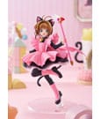 Cardcaptor Sakura Pop Up Parade PVC Statue Sakura Kinomoto: Black Cat Costume Ver. L Size - Beschädigte Verpackung - Image 3