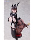 Champagne and Bunny Girl Rose Bare Black Stocking Ver. Original Character SIKI ANIM - Image 4