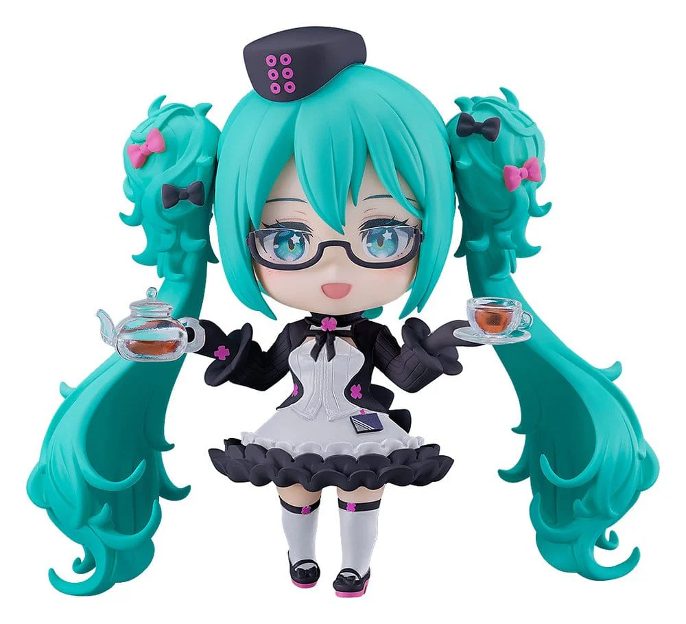 Character Vocal Series 01: Hatsune Miku Nendoroid Actionfigur Hatsune Miku: Glasses x Café Ver.